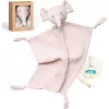 Momcozy puuvillainen pehmolelu elefantti vauvoille, vaaleanpunainen