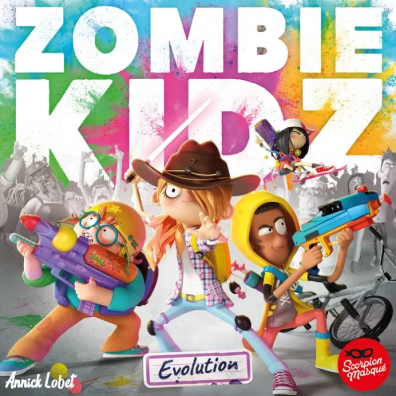 Zombie Kidz Evolution yhteistyöhön perustuva Legacy-lautapeli lapsille ja perheille