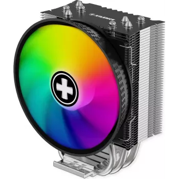 Xilence M404PRO.ARGB CPU-jäähdytin - 120mm PWM-tuuletin, 4 lämpöputkea, ARGB-valaistus, Intel/AMD-monikanta