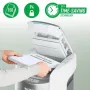 Leitz IQ Optimax AutoFeed 150 P-4 silppuri, 150 arkin automaattisyöttö ja 15L säiliö, musta