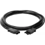 Kopp GST18i3 liitäntäkaapeli pistoke-pistoke 1,5 mm² 5 m musta