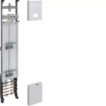 Hager täydellinen mittaritaulu Z 1350x250mm 3-vaiheinen 2 mittaripaikkaa 10mm² erotusominaisuudella
