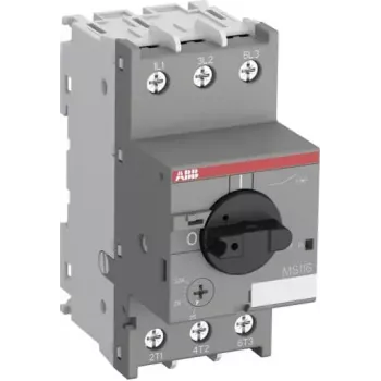 ABB MS116-20 moottorinsuojakytkin, 16-20 A, 3-napainen, 690 V AC, 50 kA, ruuviliitännät