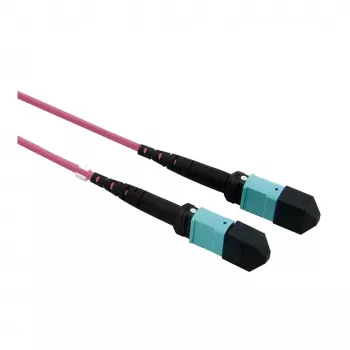 VALUE MPO-trunkkakaapeli 50/125µm OM4, MPO/MPO, Type-A, violetti, 15 m