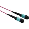 VALUE MPO-trunkkakaapeli 50/125µm OM4, MPO/MPO, Type-A, violetti, 15 m