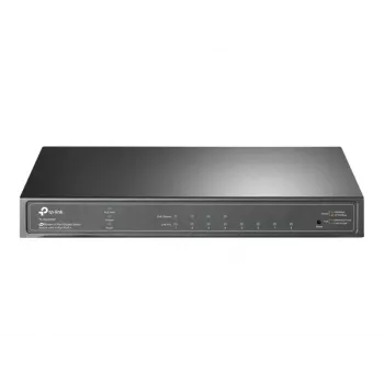 TP-Link Omada SG2008P 10-porttinen Gigabit Smart PoE+ -kytkin, 8× PoE+ 61W, 2× SFP, Cloud SDN, tuulettimeton, V3.3