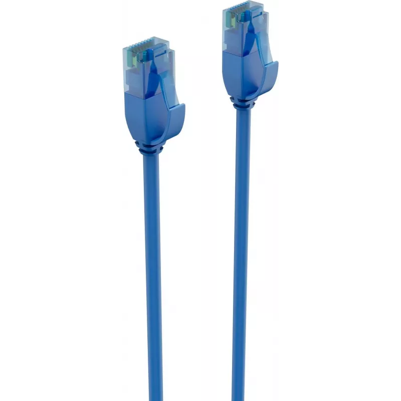 ShiverPeaks BASIC-S ohut Cat.6 U/UTP verkkokaapeli, 5m, sininen