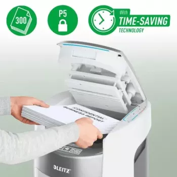 Leitz IQ Optimax AutoFeed 300 Paperinsilppuri, P-5, 300 arkkia, 25 L astia