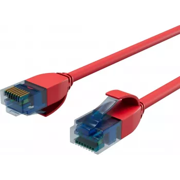 ShiverPeaks BASIC-S ohut Cat6 U/UTP verkkokaapeli, 3,0 m, punainen
