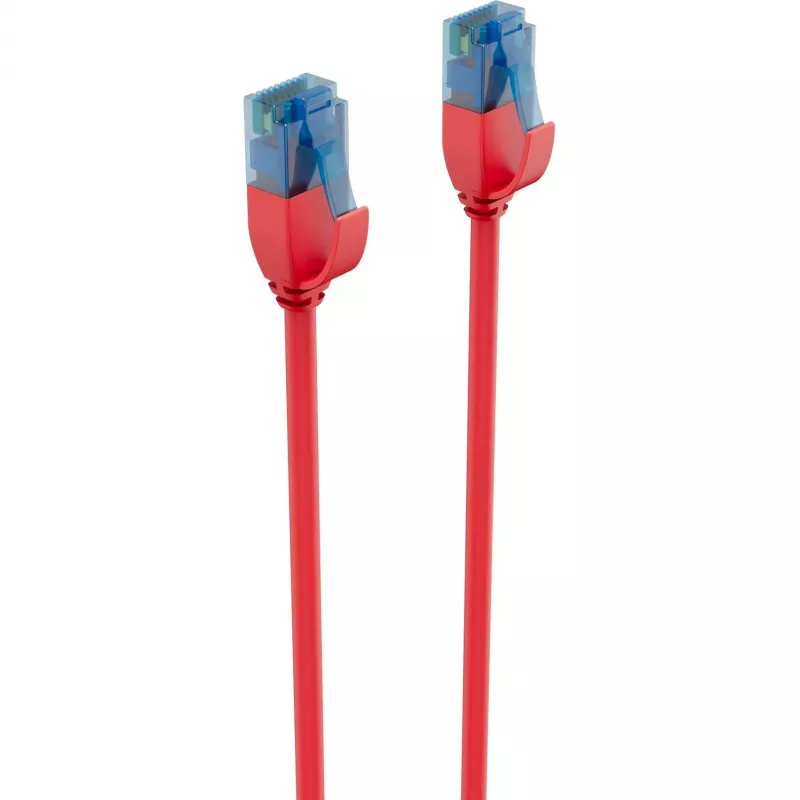 ShiverPeaks BASIC-S ohut Cat6 U/UTP verkkokaapeli, 3,0 m, punainen