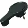 HEINRICH KOPP 172005030 Schuko-lattapistoke pidikkeellä, 3x1,5 mm², musta