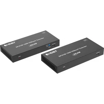 InLine® KVM-jatko, DP 4K/60Hz, HDBaseT, 100 m, sarja (57885N)