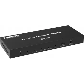 InLine® videosplitteri, 1x4, HDMI 4K/30Hz (57887B)