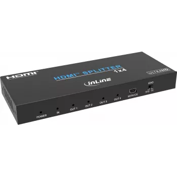 InLine® videosplitteri, 1x4, HDMI 4K/60Hz