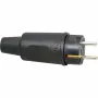 Kopp 179516009 Schuko-turvapistoke, kumi, 16 A, 230 V, IP44, musta