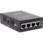InLine 32304H 4-porttinen PoE+ 10Gigabit-injektorikeskitin, metalli, tuulettimeton, 120W budjetti