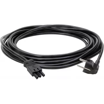 Kopp 10 m jatkokaapeli Schuko-pistokkeella ja GST18i3-liittimellä, 1,5 mm², musta