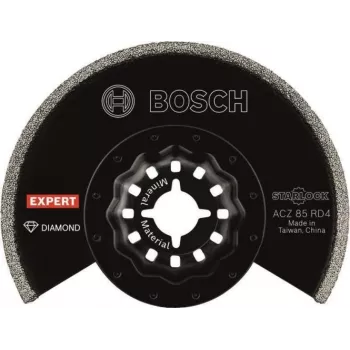 Bosch 2608902057 timantti-monikäyttö-segmenttiterä ACZ 85 RD4, 85 mm, Starlock, saumalaastin ja laastin poistoon