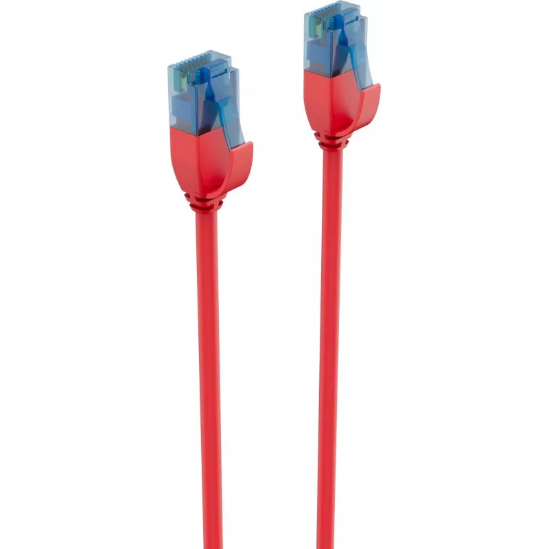 ShiverPeaks BASIC-S Slim Cat6 U/UTP -patch-kaapeli, 5 m, punainen