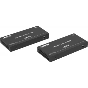 InLine HDBaseT HDMI 4K/60Hz Videolaajennin-setti, Cat.6 (57886C)