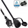 InLine® suojakosketinjatkojohto, ulkokäyttöön IP44, kosketussuojattu, 5 m