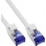 INLINE B-74914W Slim Cat.6A S/FTP LSZH -verkkokaapeli, valkoinen, 1,5 m, 100 kpl:n pakkaus