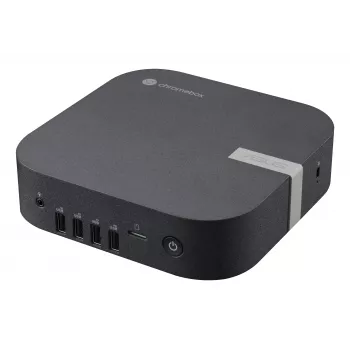 ASUS Chromebox 6a S3006UN -minitietokone - Intel Core 3 100U, 8GB RAM, 128GB SSD, ChromeOS, Wi-Fi 6, musta