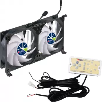 Titan TTC-SC22(A)/V2+ kaksinkertainen jääkaappituuletin 92x25 mm IP55 retkeilyyn
