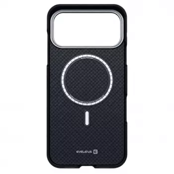 Evelatus Apple iPhone 18 Pro Max Carbon MagSafe -kotelo musta