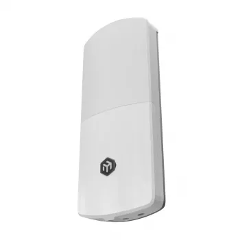 MikroTik FTC21-UPS kuitu-kupari-mediakonvertteri integroidulla UPS:llä, 1x Gigabit Ethernet, 1x SFP, passiivinen PoE, akkuvarmistus, seinäkiinnitteinen
