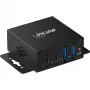 InLine USB 3.2 teollisuuskäyttöön tarkoitettu hubi, 4 porttia, 2x USB-A, 2x USB-C (35396H)