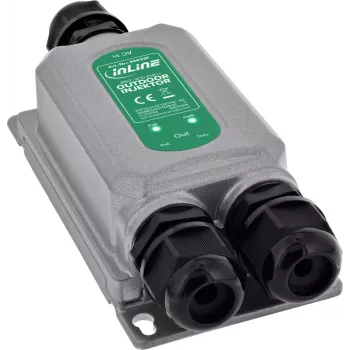 InLine® 60W PoE++ -injektori ulkokäyttöön, Gigabit, IP67