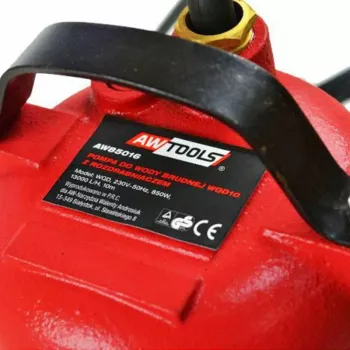 AWTOOLS jätevesipumppu silppurilla 850W - uppoava likavesipumppu, 15 000 L/h, 10 m nostokorkeus, ruostumaton terässilppuri, automaattinen kellukytkin, 10 m kaapeli, IPX8