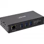 InLine® Industrial 4-porttinen USB PoE -keskitin (3x USB-A / 1x USB-C)