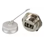 EFB Elektronik IP67DFKLCDM LC-duplex-läpivientiliitin, metallikotelo, keraaminen holkki, M25