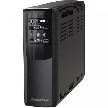PowerWalker VI 800 CSW line-interactive UPS - 800VA/480W, 2 Schuko-pistorasiaa, AVR, USB
