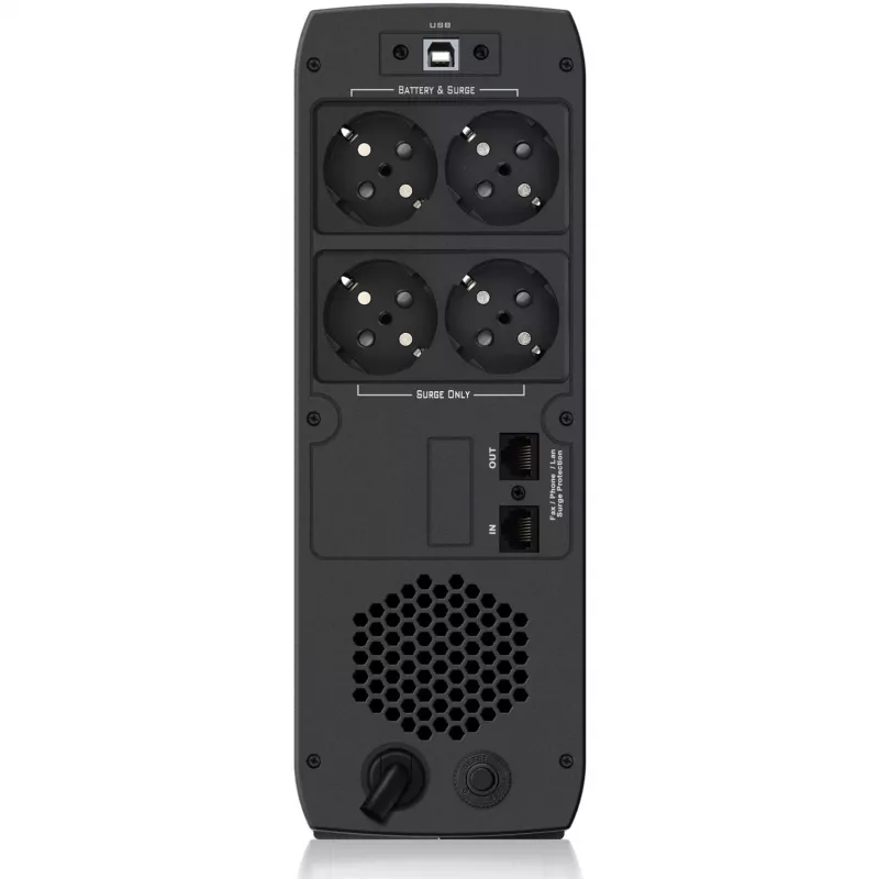 PowerWalker VI 800 CSW line-interactive UPS - 800VA/480W, 2 Schuko-pistorasiaa, AVR, USB