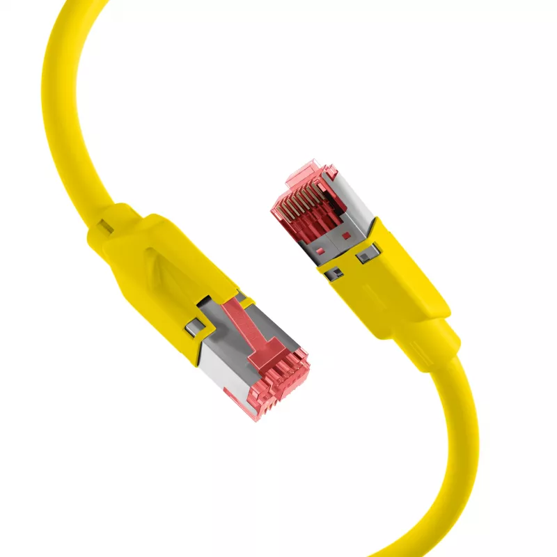 EFB Elektronik Cat.6A S/FTP LSZH RJ45 verkkokaapeli, 50m, keltainen