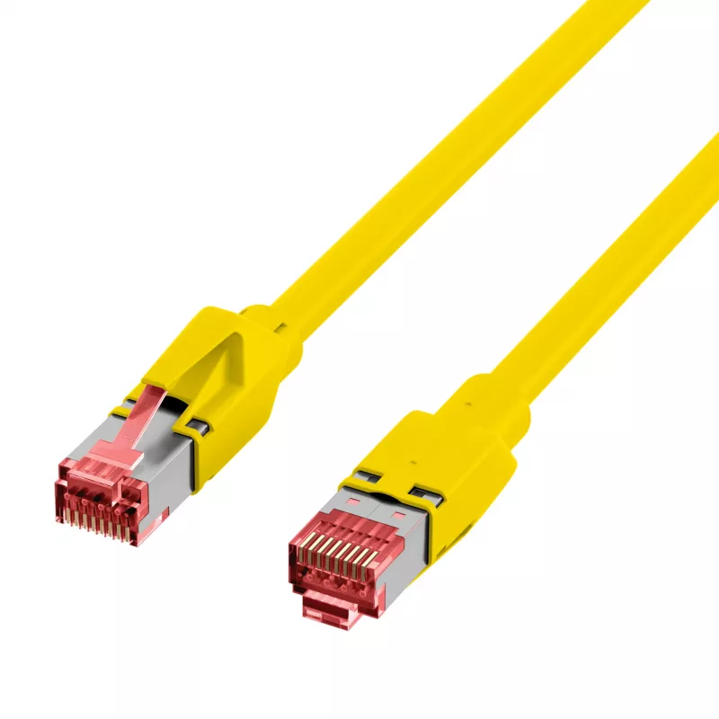 EFB Elektronik Cat.6A S/FTP LSZH RJ45 verkkokaapeli, 50m, keltainen