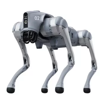 Unitree Go2 Pro nelijalkainen robottikoira 4D-LiDAR, 4K-KI-kamera, 48 TOPS KI, 12 vapausastetta, IP67, 8000 mAh akku, Wi-Fi 6, Bluetooth 5.2, 3,5 m/s, 5 kg hyötykuorma