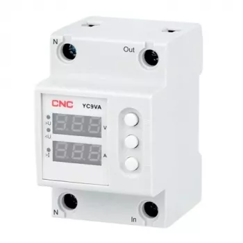 CNC EL240326 jännite- ja virtavalvontarele, 63A, 230V AC, DIN-kisko