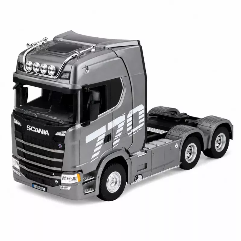 HUINA 32329 Scania 1:18 6-kanavainen RC vetoauto harmaa hopea