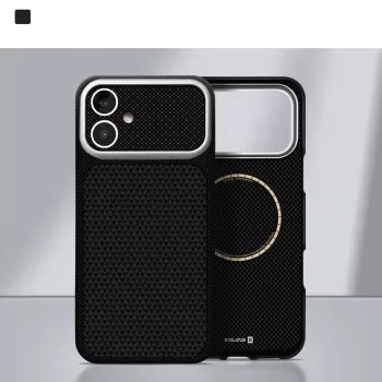 Evelatus Apple iPhone 16 Carbon Premium Edition MagSafe-kotelo musta