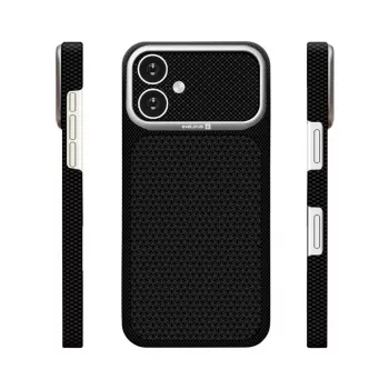 Evelatus Apple iPhone 16 Carbon Premium Edition MagSafe-kotelo musta