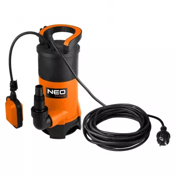 NEO TOOLS 900W uppoava likavesipumppu, 16000 l/h virtausnopeus ja kellukekytkin