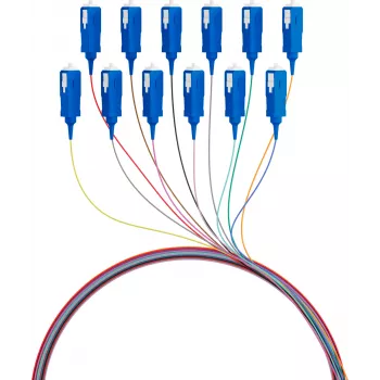 EFB Elektronik kuitu-pigtail SC 9/125 OS2 12 värin sarja 2m - singlemode-kaapeli/adapterisarja