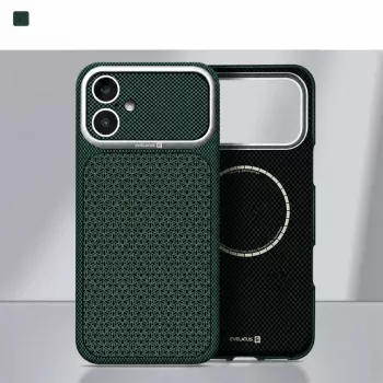 Evelatus Apple iPhone 17 Carbon Premium Edition MagSafe-kuori vihreä
