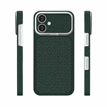 Evelatus Apple iPhone 17 Carbon Premium Edition MagSafe-kuori vihreä