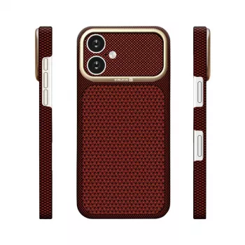 Evelatus Apple iPhone 17 Carbon Premium Edition MagSafe-kuori burgundy