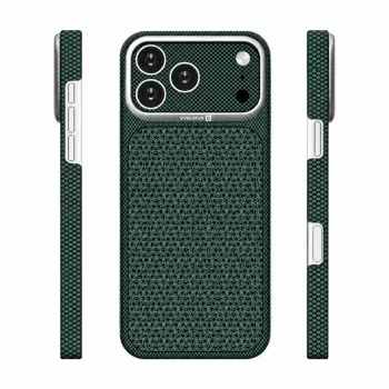 Evelatus Apple iPhone 17 Pro Max Carbon Premium Edition MagSafe-kuori vihreä